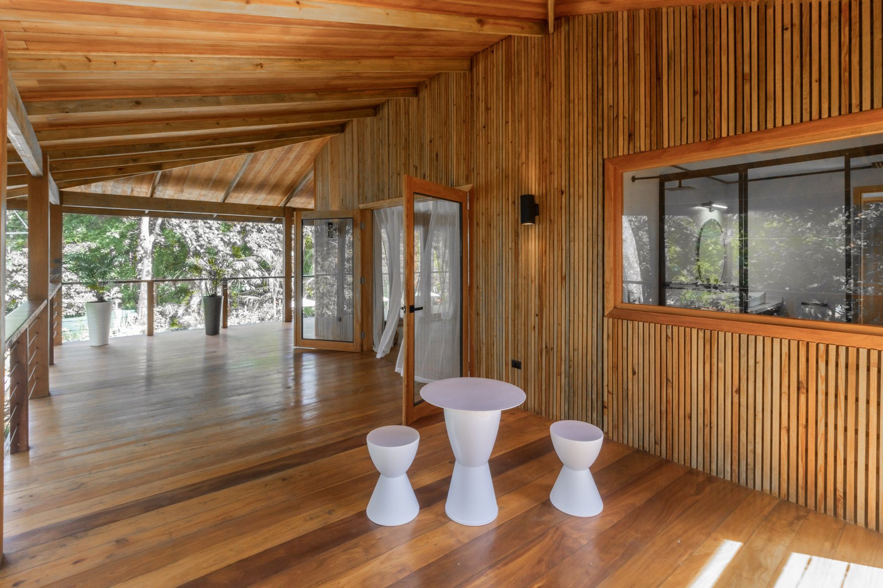 Terraza de madera